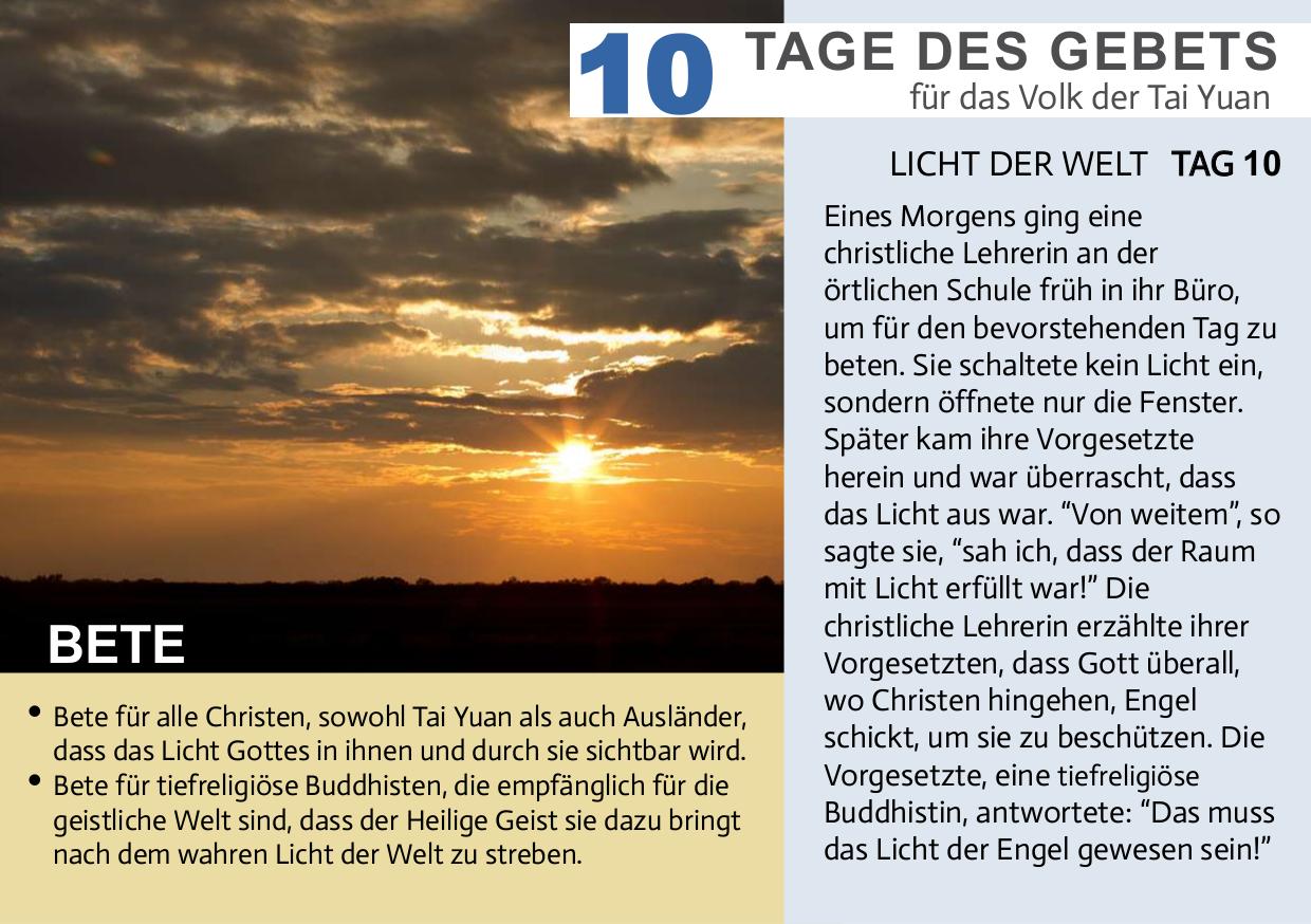 Tag 10